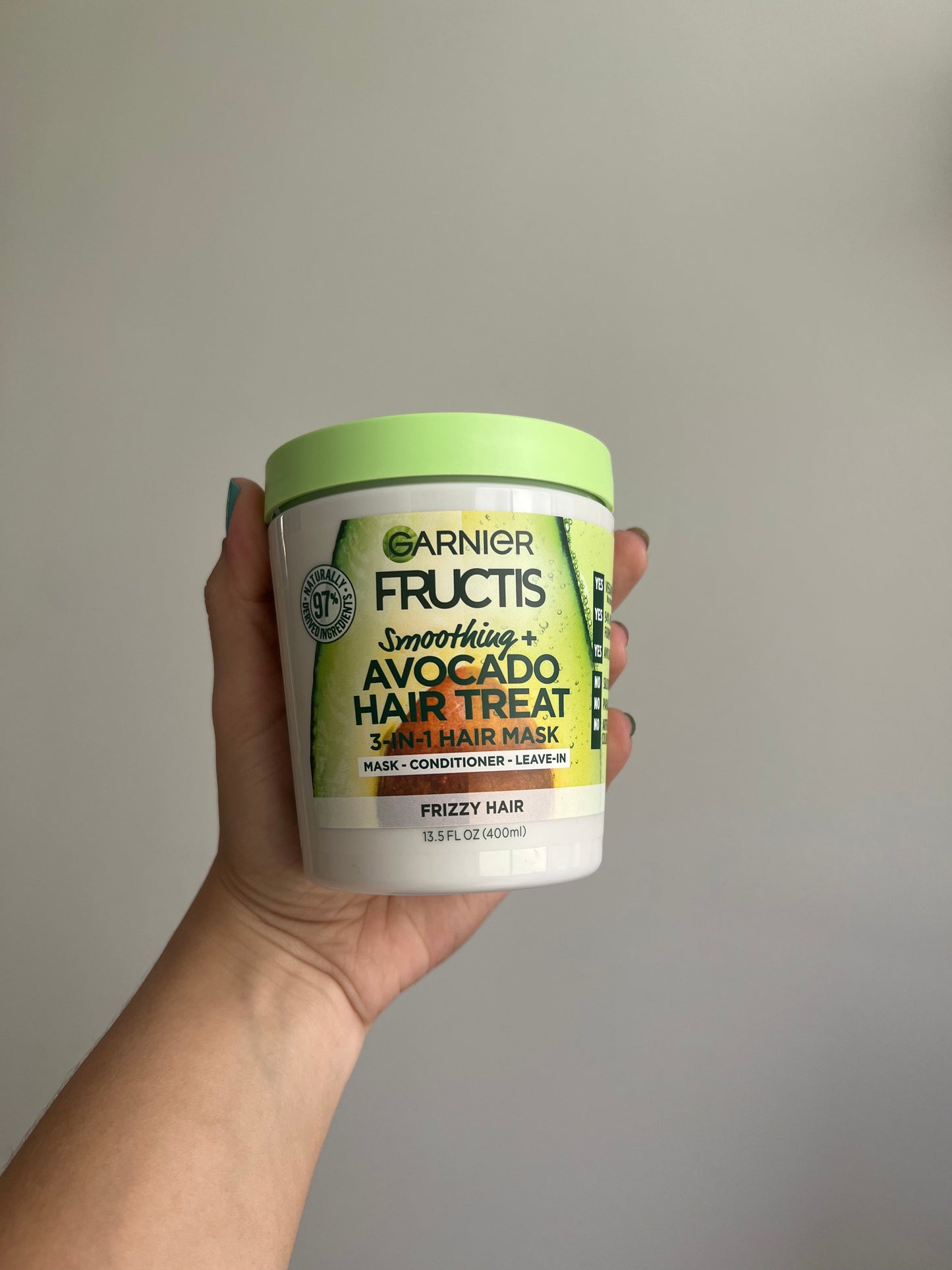Garnier Fructis nourishing 1 Minute Hair Mask with Avocado - Mascarilla de Aguacate Garnier Fructis
